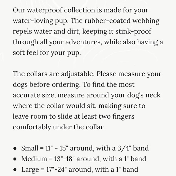 Wilderdog Guava Waterproof Collar Large NWT - Picture 4 of 6